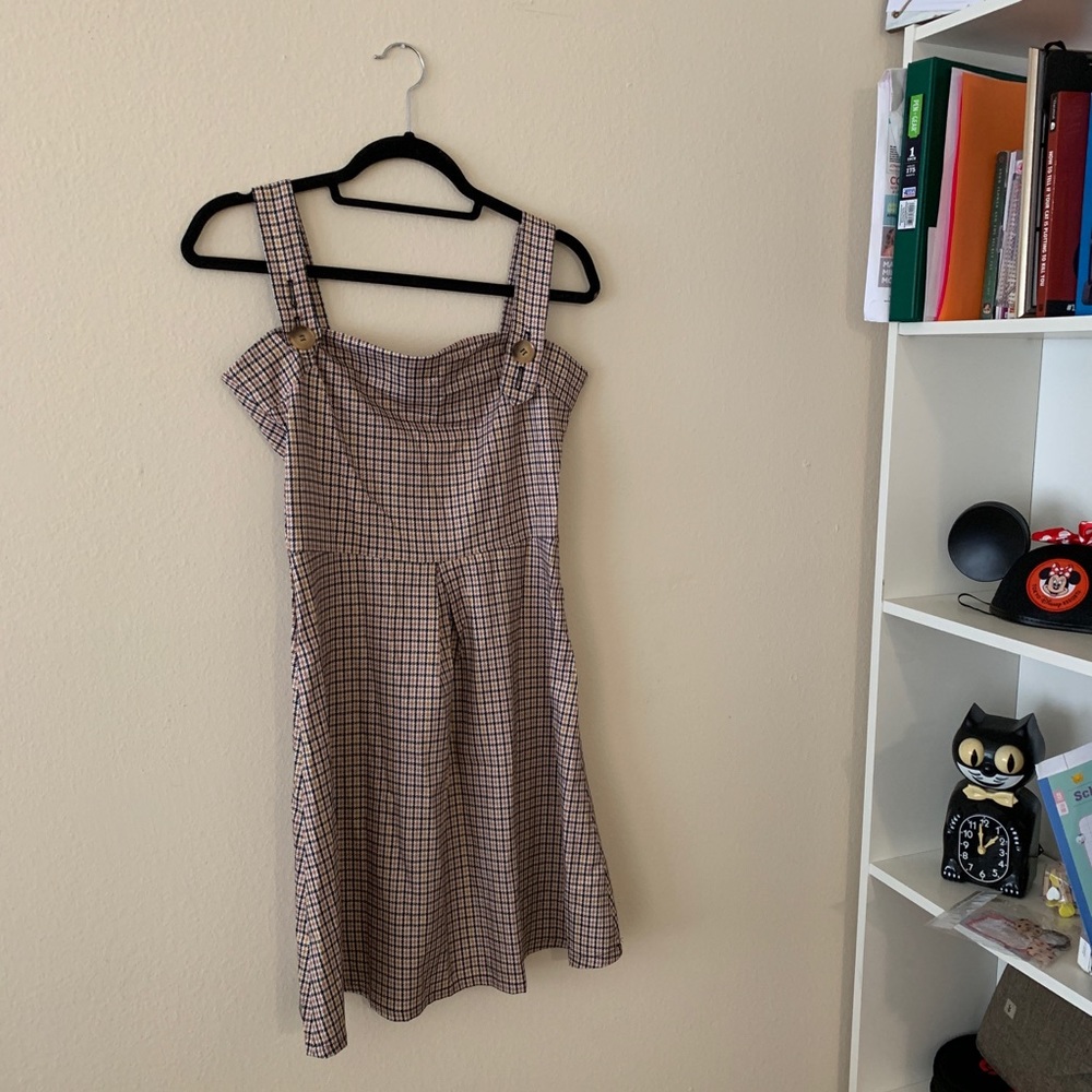 Korean Plaid Dress
